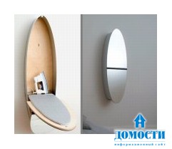 Мебель-трансформер: зеркало, гладильная доска и шкаф 3-в-1
