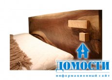 Кровать из массива грецкого ореха