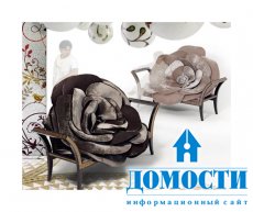 Мягкие бабочки и розы – шедевры дизайна мебели