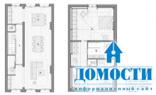 Эффектный дизайн двухэтажной квартиры