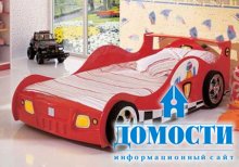 Автомобильная кровать для мальчиков
