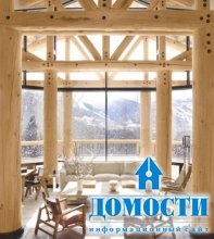 Интерьер дома на горнолыжном курорте 