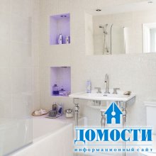 Декорирование небольших ванных комнат