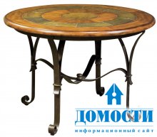 Мебельная классика: кованые столы 
