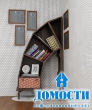 Креативные шкафы для книг 