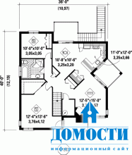 Планировка домов на три квартиры 