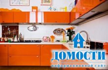 Кухни апельсинового цвета 