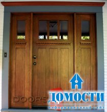 Деревянные двери для частных домов 