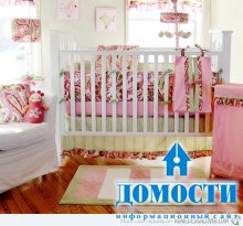 Спальни для новорожденных девочек 