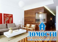 Деревянная отделка современной квартиры 