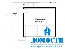 Компактные дома с гаражами 