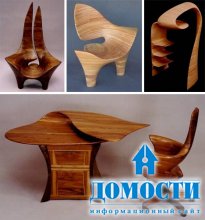 Уникальная мебель из дерева 