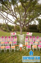 Декор стульев для свадьбы 