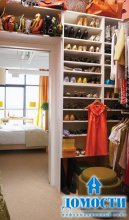 Как разместить одежду в гардеробной